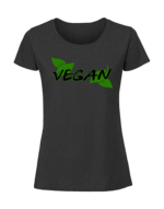 Damska koszulka  z nadrukiem – Vegan - obrazek 4