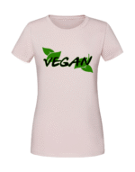 Damska koszulka  z nadrukiem – Vegan - obrazek 5