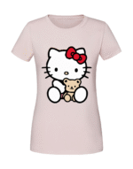 Damska koszulka  z nadrukiem – Hello kitty - obrazek 5