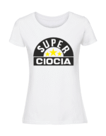 Damska koszulka  z nadrukiem – SUPER CIOCIA - obrazek 4