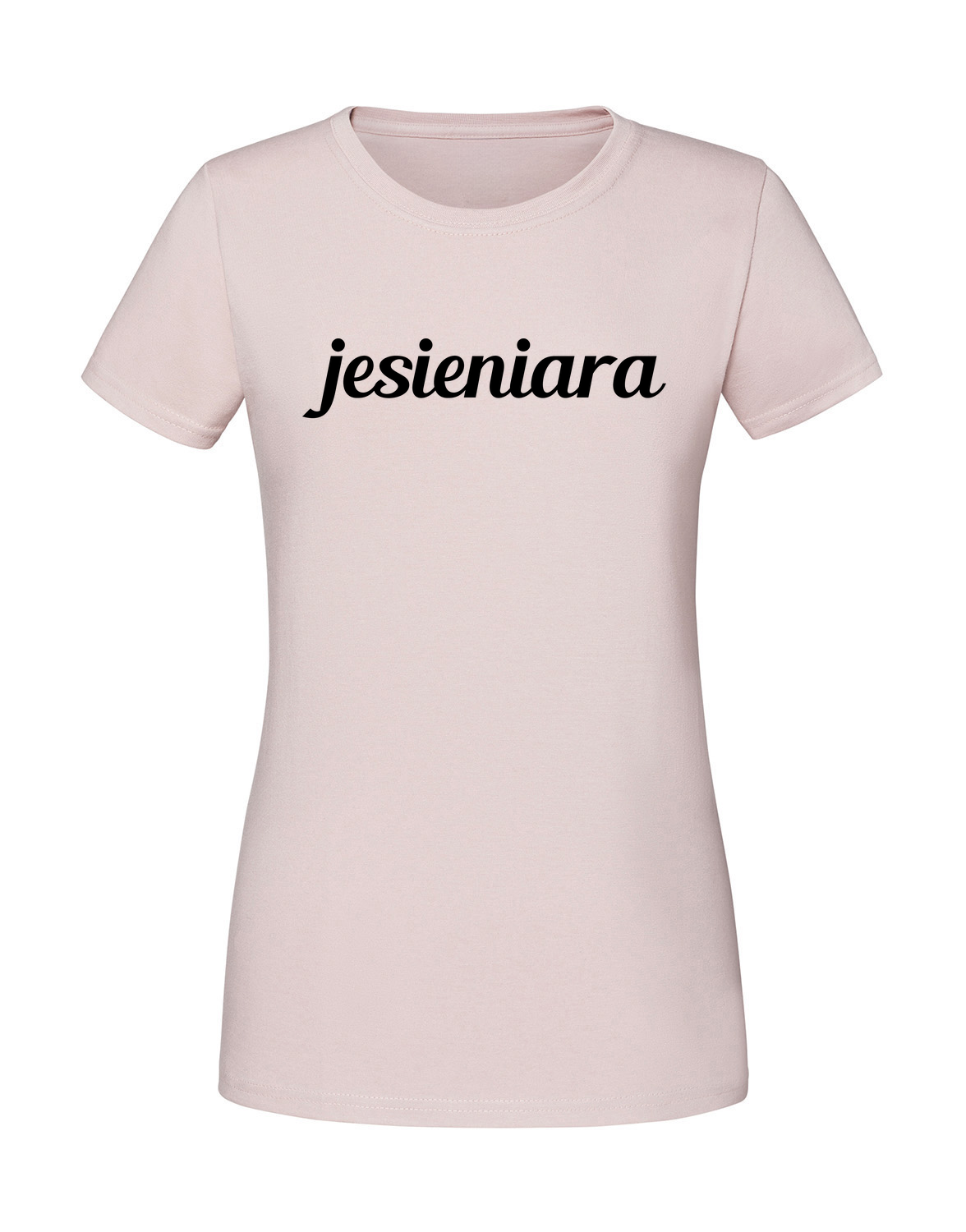 PZ00056_pudrowy_roz.png Damska koszulka z nadrukiem – Jesieniara - obrazek 1