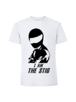 Męska koszulka  z nadrukiem – I am the stig - obrazek 4