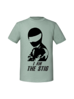 Męska koszulka  z nadrukiem – I am the stig - obrazek 3
