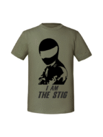Męska koszulka  z nadrukiem – I am the stig - obrazek 6