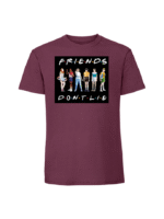 Męska koszulka  z nadrukiem – STRANGER THINGS FRIENDS DON T LIE - obrazek 7