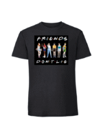 Męska koszulka  z nadrukiem – STRANGER THINGS FRIENDS DON T LIE - obrazek 4