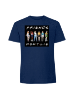 Męska koszulka  z nadrukiem – STRANGER THINGS FRIENDS DON T LIE - obrazek 9