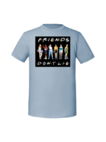 Męska koszulka  z nadrukiem – STRANGER THINGS FRIENDS DON T LIE - obrazek 5