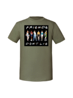 Męska koszulka  z nadrukiem – STRANGER THINGS FRIENDS DON T LIE - obrazek 8