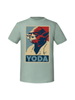 Męska koszulka  z nadrukiem – yoda - obrazek 9