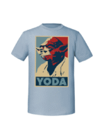 Męska koszulka  z nadrukiem – yoda - obrazek 3