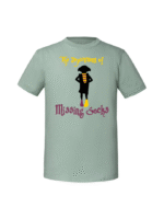 Męska koszulka  z nadrukiem – ZGREDEK THE DEPARTMENT OF MISSING SOCKS - obrazek 6