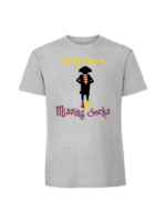 Męska koszulka  z nadrukiem – ZGREDEK THE DEPARTMENT OF MISSING SOCKS - obrazek 5