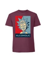 Męska koszulka  z nadrukiem – RICK ALKOHOLIC - obrazek 7