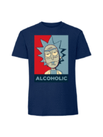 Męska koszulka  z nadrukiem – RICK ALKOHOLIC - obrazek 9