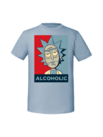 Męska koszulka  z nadrukiem – RICK ALKOHOLIC - obrazek 8