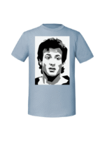 Męska koszulka  z nadrukiem – rocky balboa czarno biały - obrazek 6
