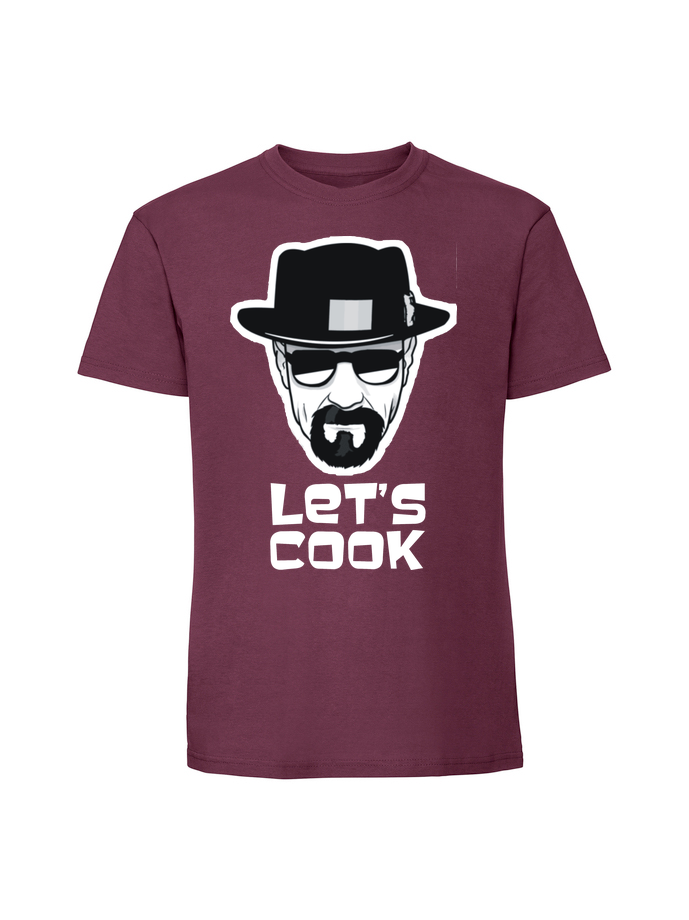 SE00039_burgundowa.png Męska koszulka z nadrukiem – Lets cook v2 - obrazek 5