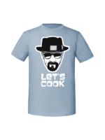 Męska koszulka  z nadrukiem – Lets cook v2 - obrazek 6