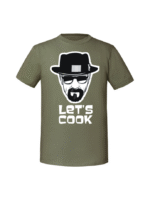 Męska koszulka  z nadrukiem – Lets cook v2 - obrazek 9