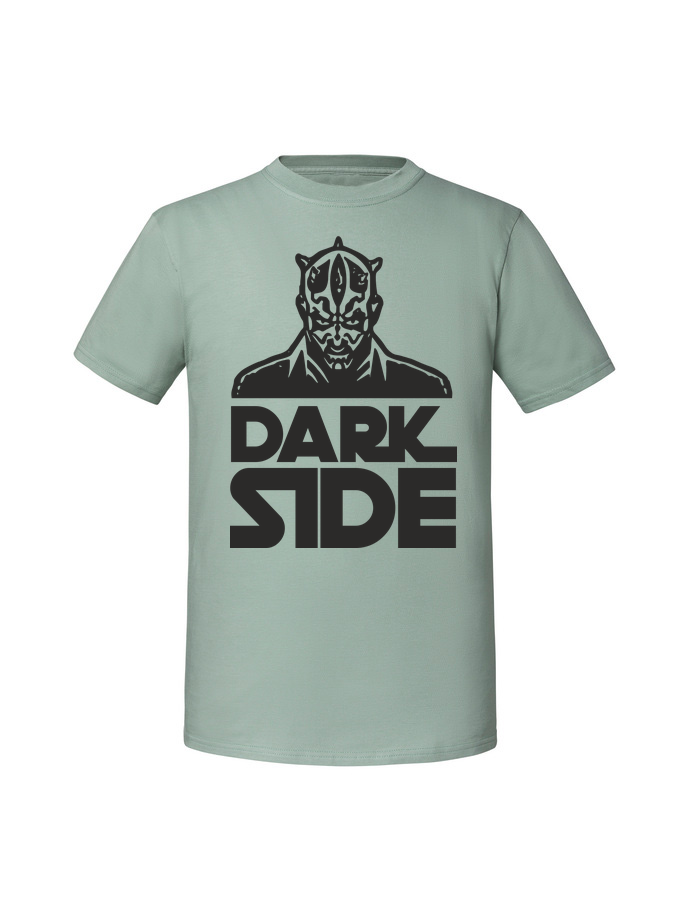 SE00041_mietowa.png Męska koszulka z nadrukiem – DARK SIDE - obrazek 1