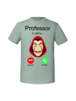 Męska koszulka  z nadrukiem – Proffesor is calling - obrazek 4