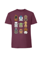 Męska koszulka  z nadrukiem – star wars postacie - obrazek 3