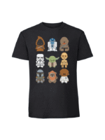 Męska koszulka  z nadrukiem – star wars postacie - obrazek 6