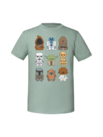 Męska koszulka  z nadrukiem – star wars postacie