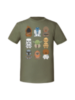 Męska koszulka  z nadrukiem – star wars postacie - obrazek 9