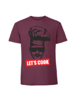 Męska koszulka  z nadrukiem – LET_S COOK v1 - obrazek 7