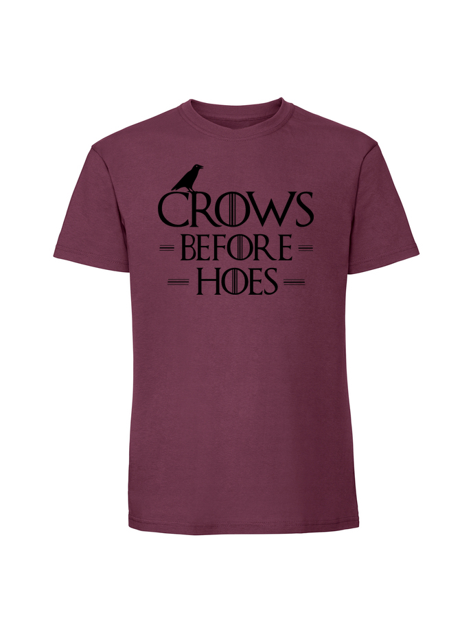 Męska koszulka z nadrukiem – Crows before hoes - obrazek 5