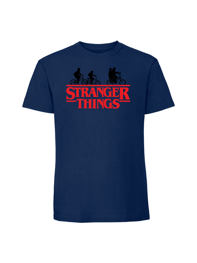 SE00059_granatowa.png Męska koszulka z nadrukiem – Stranger things v1 - obrazek 1
