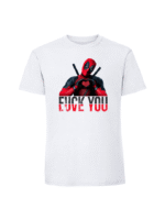 Męska koszulka  z nadrukiem – DEADPOOL FUCK YOU LOVE YOU - obrazek 3
