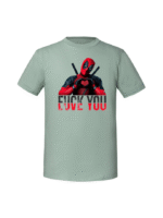Męska koszulka  z nadrukiem – DEADPOOL FUCK YOU LOVE YOU - obrazek 7