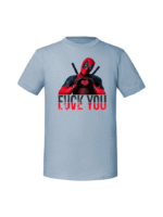 Męska koszulka  z nadrukiem – DEADPOOL FUCK YOU LOVE YOU - obrazek 5