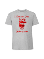 Męska koszulka  z nadrukiem – I am the one who cooks - obrazek 6