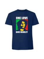 Męska koszulka  z nadrukiem – one love bob marley - obrazek 7