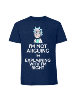 Męska koszulka  z nadrukiem – RICK I AM NOT ARGUING - obrazek 8