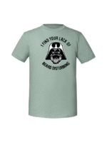 Męska koszulka  z nadrukiem – i find your Lack of beard star wars - obrazek 5