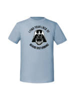 Męska koszulka  z nadrukiem – i find your Lack of beard star wars