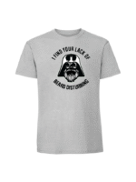 Męska koszulka  z nadrukiem – i find your Lack of beard star wars - obrazek 3