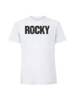 Męska koszulka  z nadrukiem – rocky napis - obrazek 5