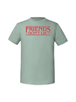 Męska koszulka  z nadrukiem – Stranger Things Friends Dont Lie - obrazek 4