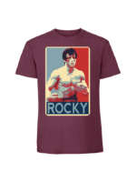 Męska koszulka  z nadrukiem – rocky w trzech kolorach + napis - obrazek 7