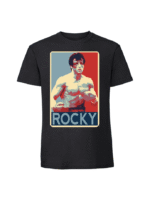 Męska koszulka  z nadrukiem – rocky w trzech kolorach + napis - obrazek 4