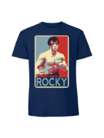 Męska koszulka  z nadrukiem – rocky w trzech kolorach + napis - obrazek 9
