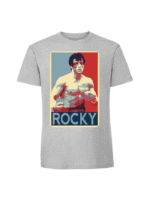 Męska koszulka  z nadrukiem – rocky w trzech kolorach + napis - obrazek 8