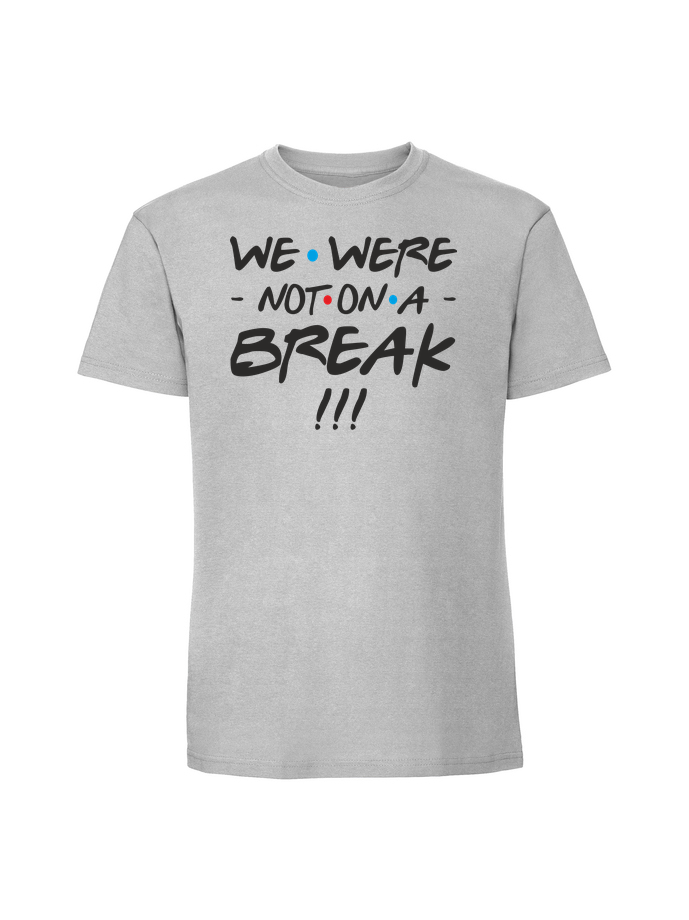 SE00097_pastelowy_szary.png Męska koszulka z nadrukiem – WE ARE NOT ON A BRAKE - obrazek 1