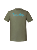 Męska koszulka  z nadrukiem – Rick_and_Morty_logo - obrazek 4